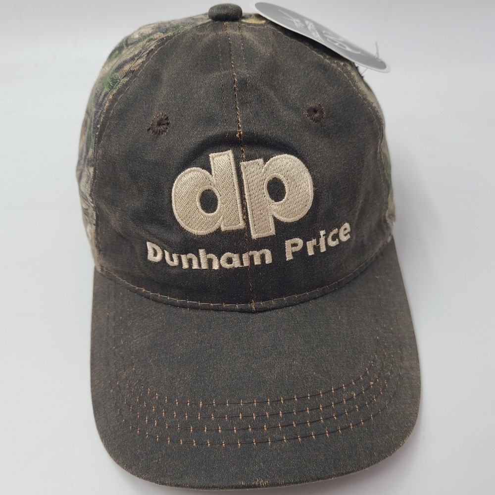 Dunham Price Hat Adjustable Brown Camo Waxed Cotton Realtree Concrete Company
